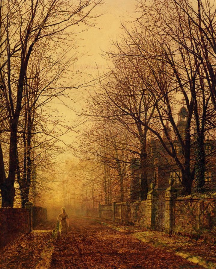 John Atkinson Grimshaw A Golden Beam
